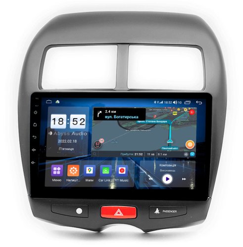 Штатная магнитола Abyss Audio QS-0238 для Mitsubishi ASX 2010-2016