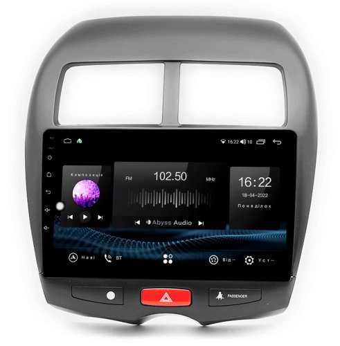 Штатная магнитола Abyss Audio SX-0238 для Mitsubishi ASX 2010-2016