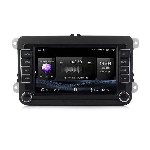 Штатная магнитола Abyss Audio SX-7103 для Volkswagen Passat, Golf, Jetta, Tiguan, Touran, Polo, Amarok, Caddy, T5, T6, Beatle, EOS