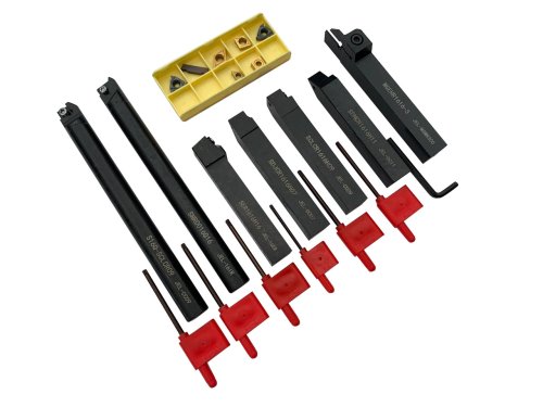 Резцы токарные 16х16 мм 7 шт со сменными твердосплавными пластинами