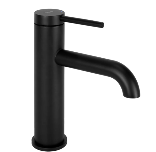 Змішувач для раковини (умивальника) REA SPOT BLACK чорний низький