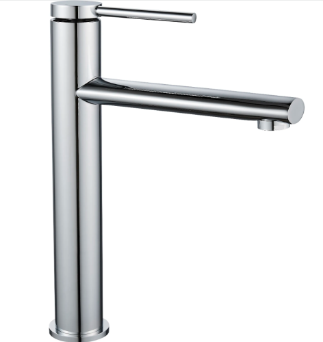 Смеситель для раковины (умывальника) REA OVAL CHROME хром высокий