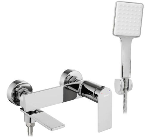 Смеситель для ванны REA STORM CHROME хром настенный с изливом