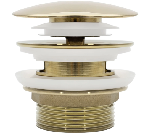 Донный клапан для ванни REA KLIK-KLAK L.GOLD золотой