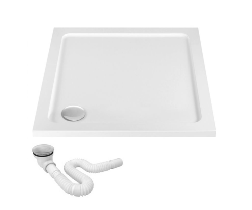 Душевой поддон акриловый REA SAVOY WHITE 80X80