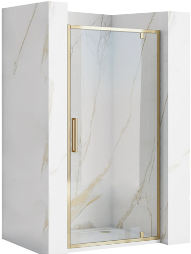 Душевая дверь REA RAPID SWING GOLD 100