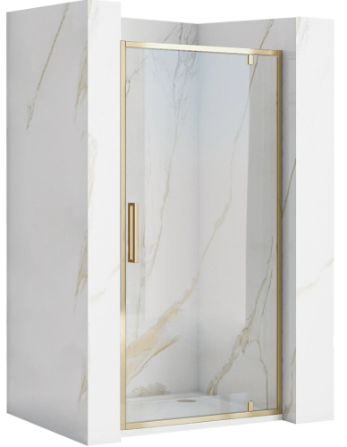 Душевая дверь REA RAPID SWING GOLD 90