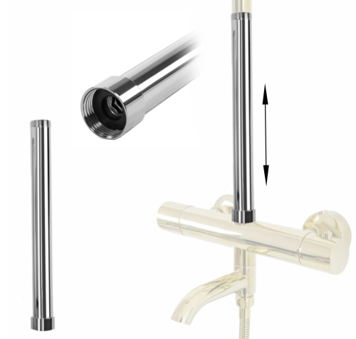 Удлинитель для душевого гарнитура REA CHROM 30 см. хром