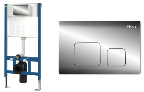 Инсталляция REA с кнопкой F CHROME хром