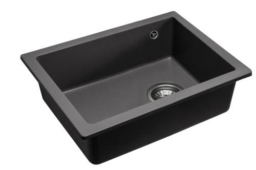 Гранітна кухонна мийка REA NELS BLACK