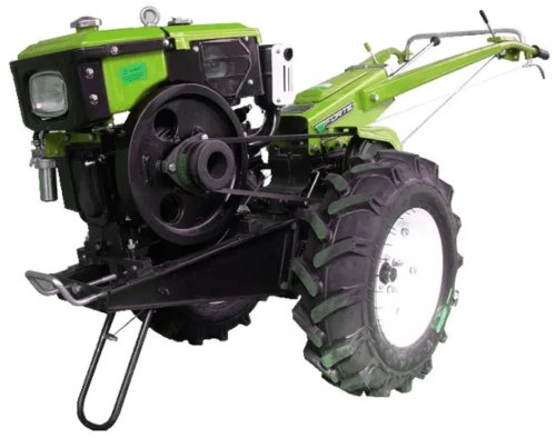 Мотоблок дизельный зеленый Forte МД-81 LUX без плуга