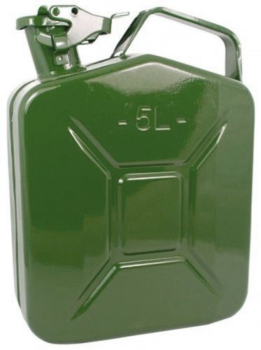 Канистра металлическая вертикальная Сталь 5 л (79005)