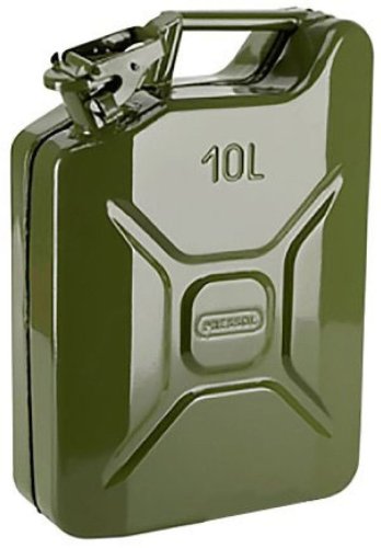 Канистра металлическая вертикальная Сталь 10 л (79010)