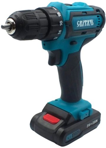 Аккумуляторный шуруповерт Свитязь СШЛ 2120-2Б2