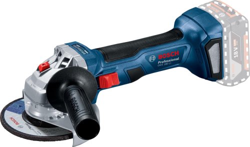 Шлифмашина угловая Bosch GWS 180-LI, акум., 18В, 125мм, М14, 1,6кг, Solo