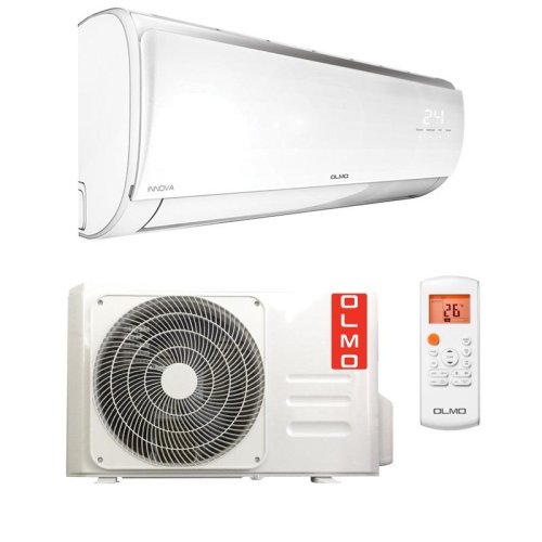 Кондиционер OLMO OSH-10FR9 Innova Inverter, 27 м2, инвертор, A++/A+, до -15°С, R-410A, белый