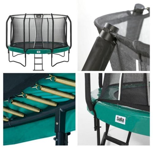 Батут Salta First Class Круглый 366 см Green