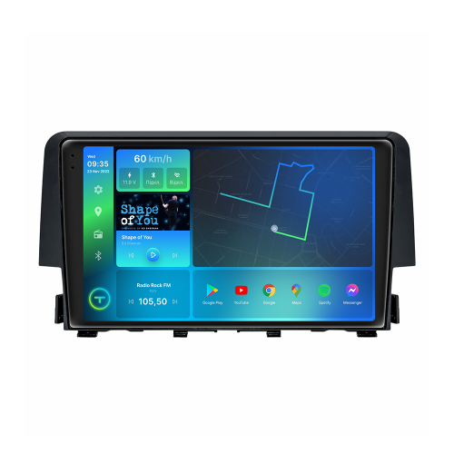 Штатна магнітола Torssen 2K Honda Civic 18+ F9232 4G Carplay DSP