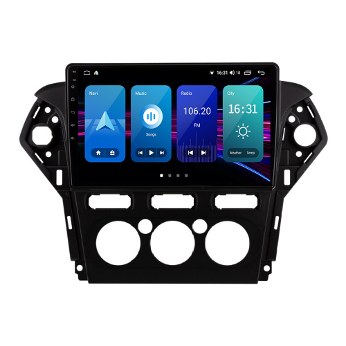 Штатная магнитола Torssen Ford Mondeo A/C climate 07-11 black NF9 Carplay