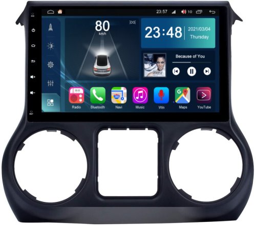 Штатна магнітола Torssen Jeep Wrangler 11-17 F9332 4G Carplay