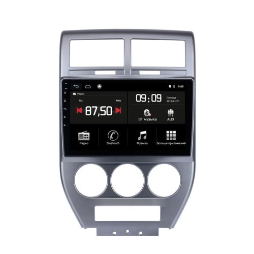 Штатная магнитола Torssen Jeep Compass 07-10 F10332 4G Carplay DSP