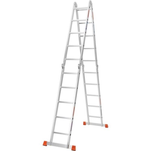 Лестница-трансформер алюминиевая BLUETOOLS (4х5 ступеней) (160-9405)