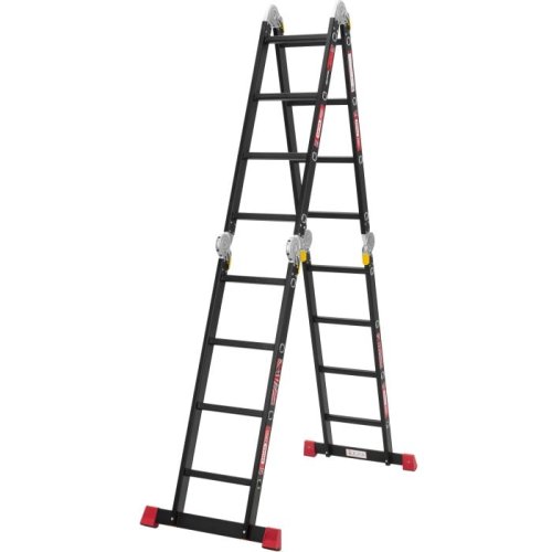 Лестница-трансформер алюминиевая Цветок PRO Heavy Duty (4х4 ступени) (110-9040)