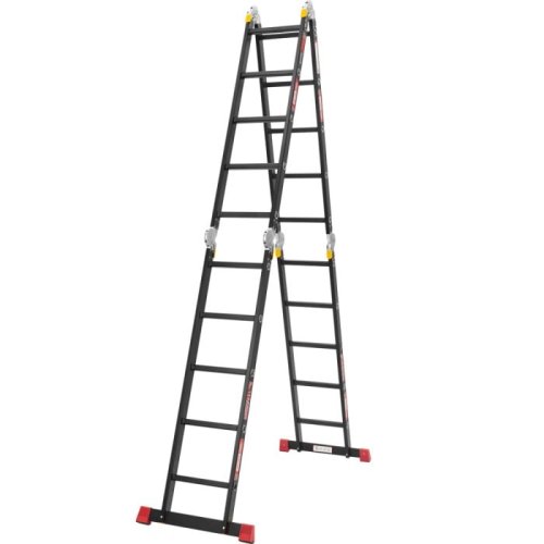 Лестница-трансформер алюминиевая Цветок PRO Heavy Duty (4х5 ступени) (110-9041)