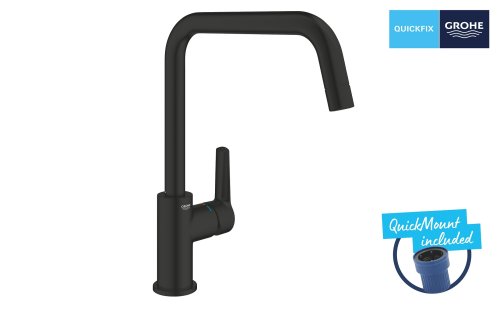 Смеситель для кухни Grohe QuickFix Start Black 304702430