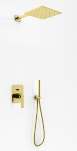 Душевая система KOHLMAN EXPERIENCE GOLD + BOX скрытого монтажа