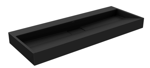 Умивальник (раковина) MEXEN AVA BLACK MATT 120 B/O накладний підвісний