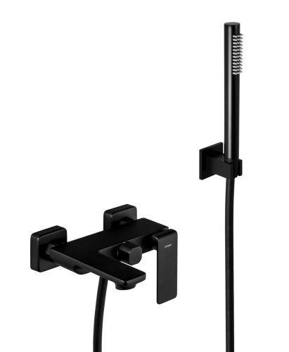 Смеситель для ванны Corsan TRINO BLACK MATT с изливом