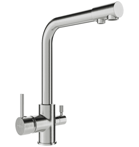Смеситель для кухни MEXEN DUERO INOX на две воды