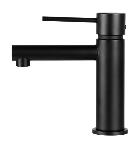 Смеситель для раковины (умывальника) Corsan LUGO BLACK MATчерный низкий