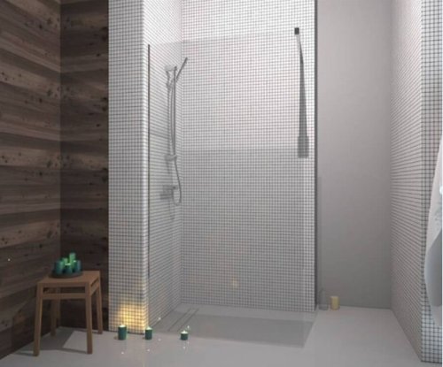 душова кабіна Radaway Classic Walk In 100x200 скло прозоре, хром (390100-01-01)