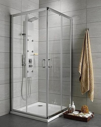 душова кабіна Radaway Premium Plus C/D 90x90 скло графітове (30453-01-05N)