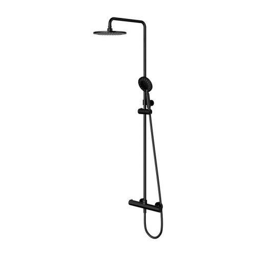 душевая система с термостатом Omnires Y black (Y1244NBL)