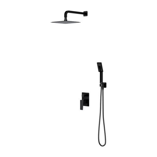 душевая система скрытого монтажа Omnires Parma black mat (SYSPM10BL)