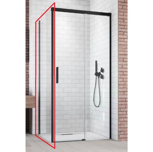 душевая стенка Radaway Idea Black S1 80x200 боковая левая часть (387051-54-01L)