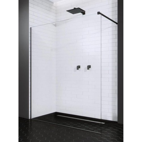 душевая стенка Radaway Modo New Black II 95x200 стекло прозрачное, чёрный (389095-54-01)