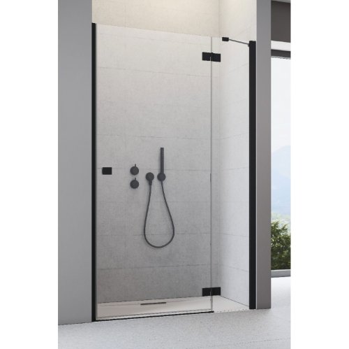 душевые двери Radaway Essenza New Black DWJ 100x200 стекло прозрачное, правые (385014-54-01R)