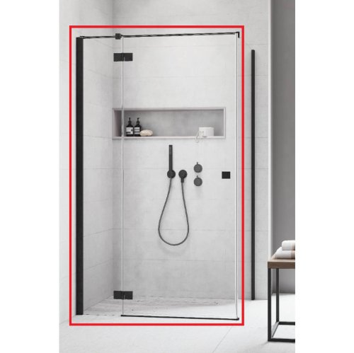 душевые двери Radaway Essenza New Black KDJ 110x200 стекло прозрачное, левые (385041-54-01L)