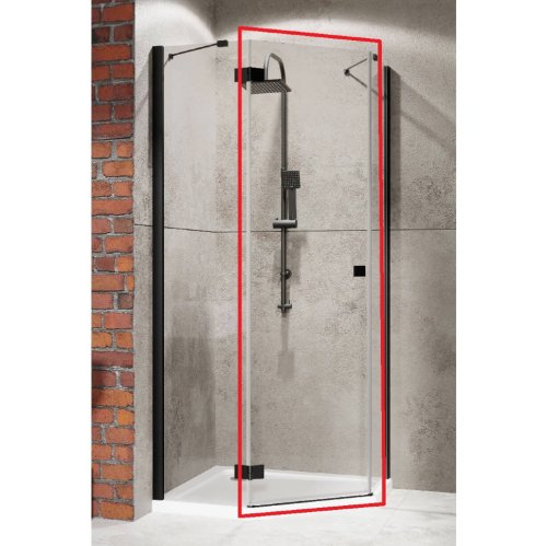 душевая дверь Radaway Essenza New Black PTJ 62x200 стекло прозрачное, левая (385010-54-01L)