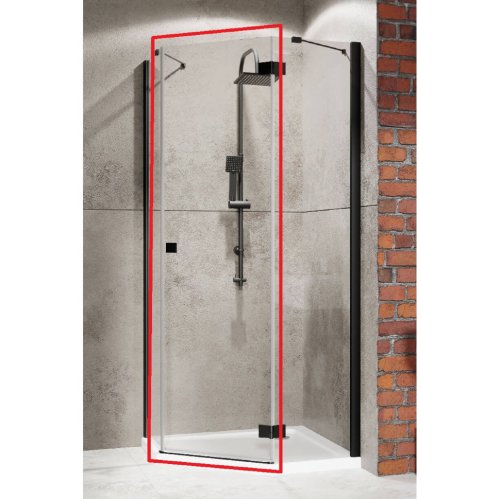 душевая дверь Radaway Essenza New Black PTJ 62x200 стекло прозрачное, правая (385010-54-01R)