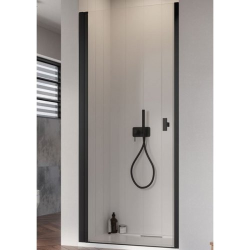 душевая дверь Radaway NES Black DWJ I 70x200 правая, безопасное стекло, прозрачное, чёрная (10026070-54-01R)