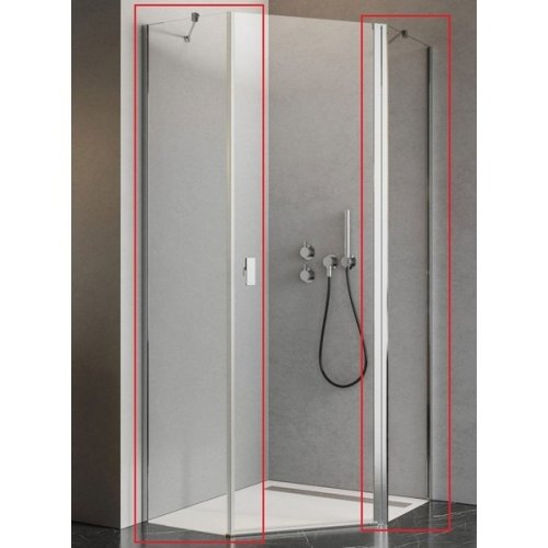 боковая стенка Radaway NES PTJ 80x80 безопасное стекло, прозрачное (10052500-01-01)