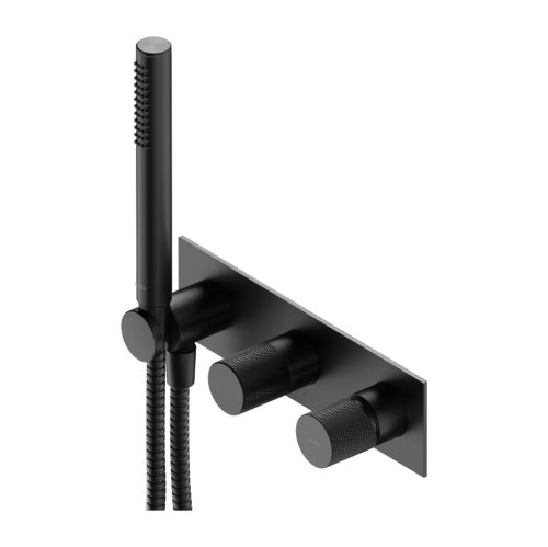 смеситель для ванны и душа Omnires Contour скрытого монтажа, antracite (CT8035/1AT)