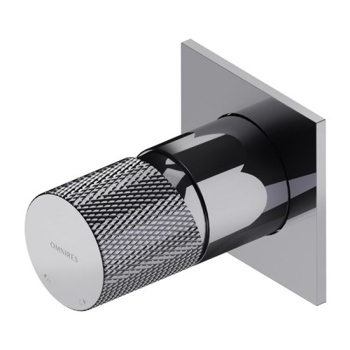 смеситель для ванны и душа Omnires Contour скрытого монтажа, chrome (CT8045CR)