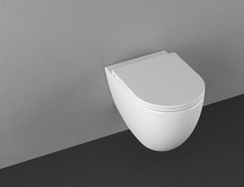 унитаз Isvea Infinity clearimPlus Wall Hung WC 365x530 (10NF02001 2L-Matte White)