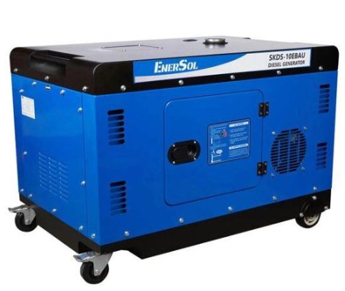 Генератор дизельный EnerSol, 230В/380В (1/3 фазы), 9/10кВт, электростартер, AVR, 230кг.